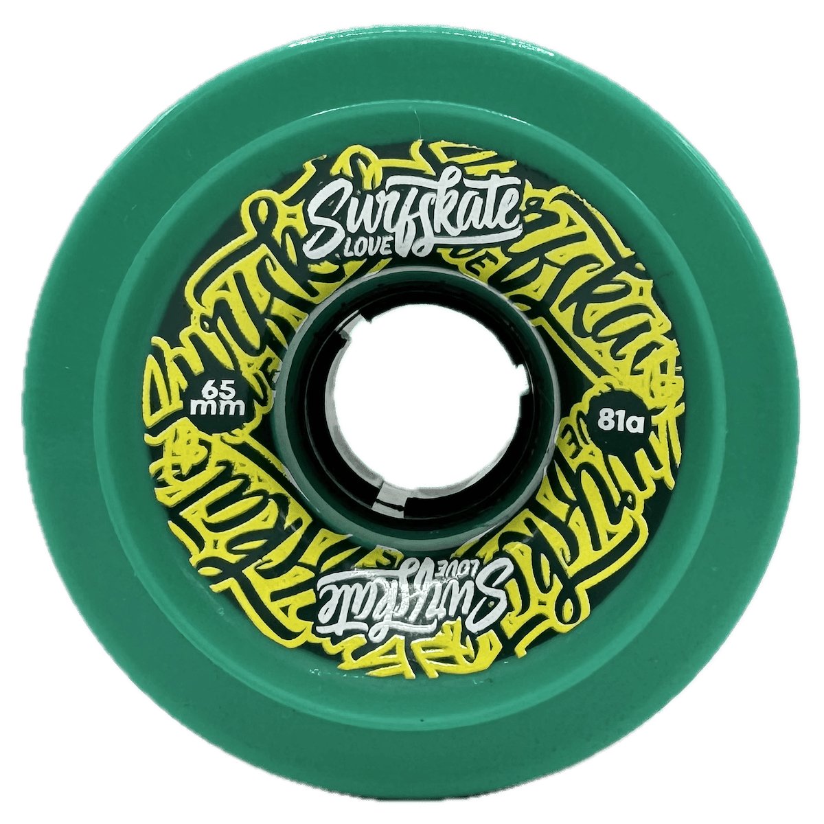 Surfskate Love Wheels 65mm 81a (Green) - Skateboard - Wheels