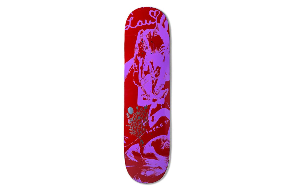 There "Bloom" Red 8.25 Skateboard Deck -