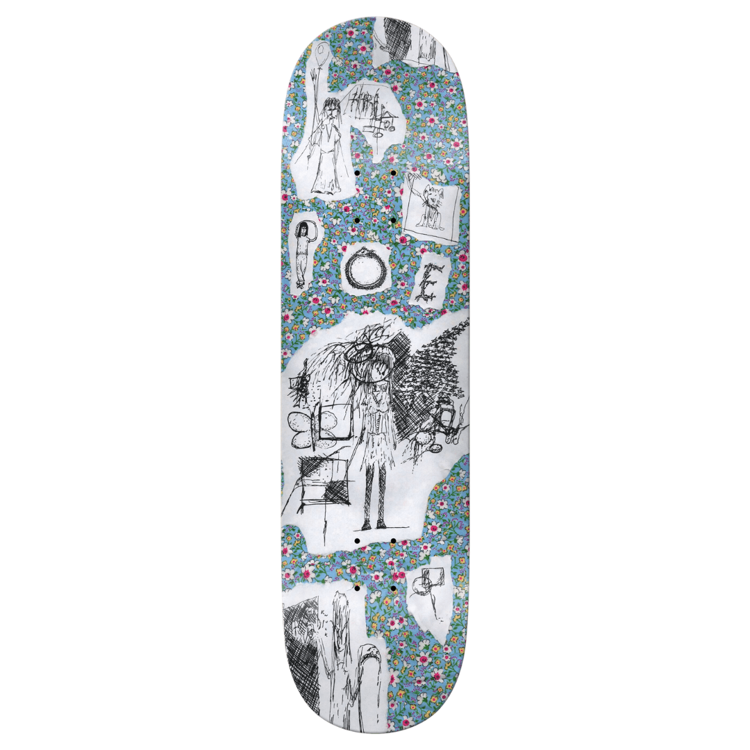 There Poe Flowerz 8.125 Skateboard Deck -