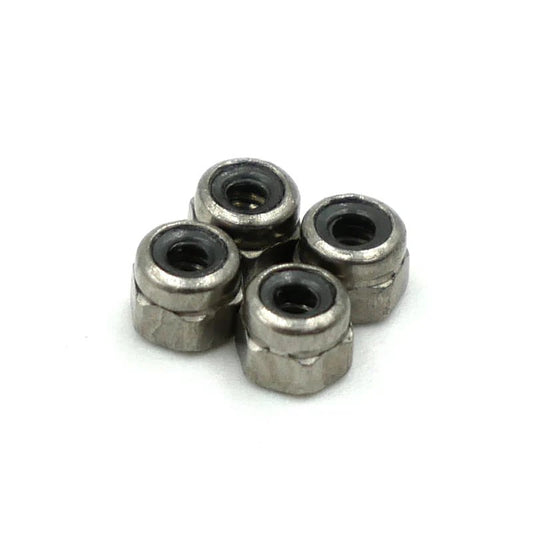 These Nuts 4 Lock Nuts (Silver) - Fingerboard - FB Accessories