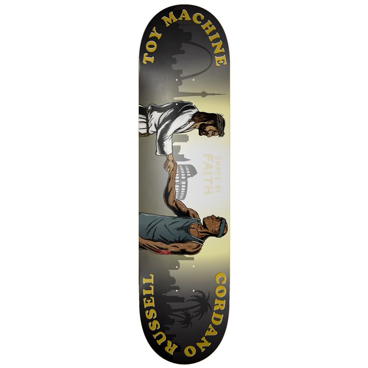Toy Machine Cordano Skate by Faith 8.5 Deck - Skateboard - Decks