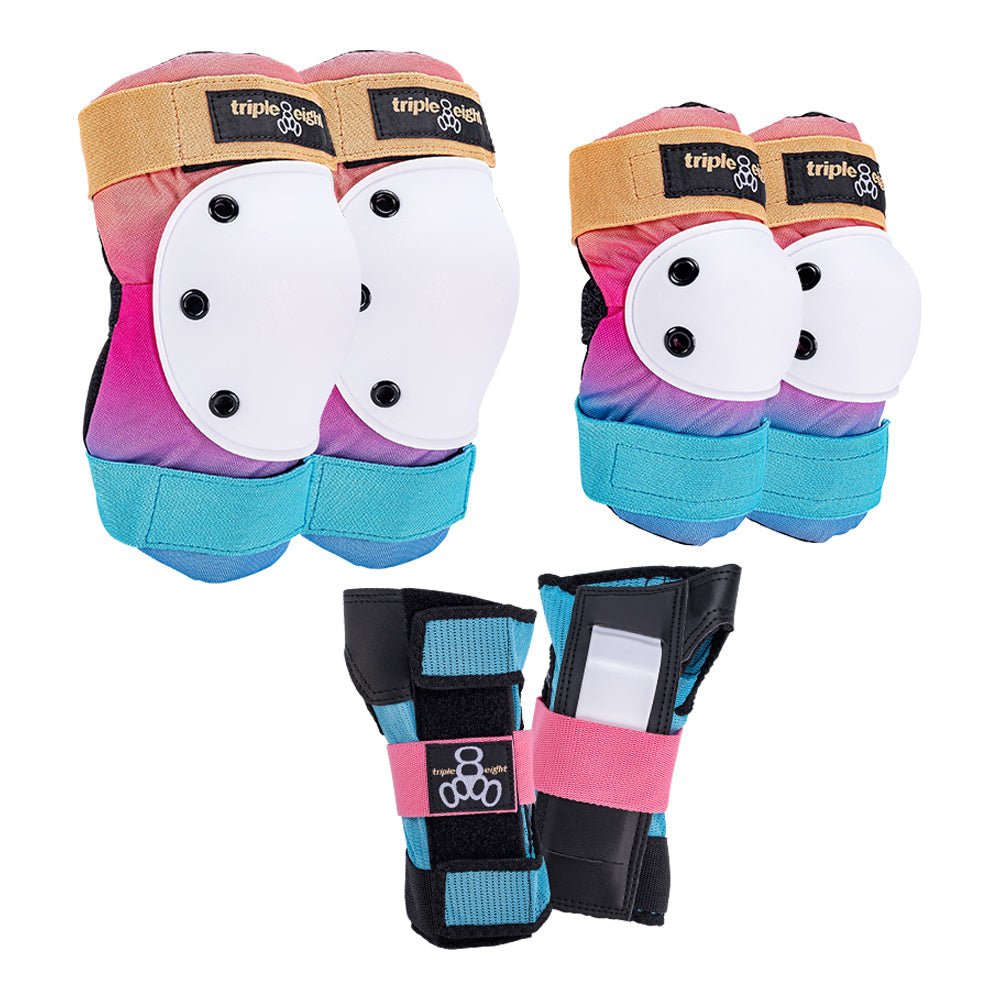 Triple 8 Saver Series Pads 3 - Pack - Sunset - Gear - Pads