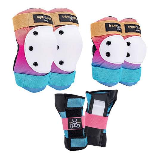 Triple 8 Saver Series Pads 3 - Pack - Sunset - Gear - Pads
