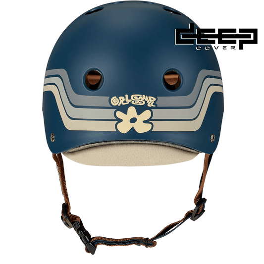 Triple 8 x GRLSWIRL Deep Cover Retro Blue - Grey Helmet - Gear - Helmets