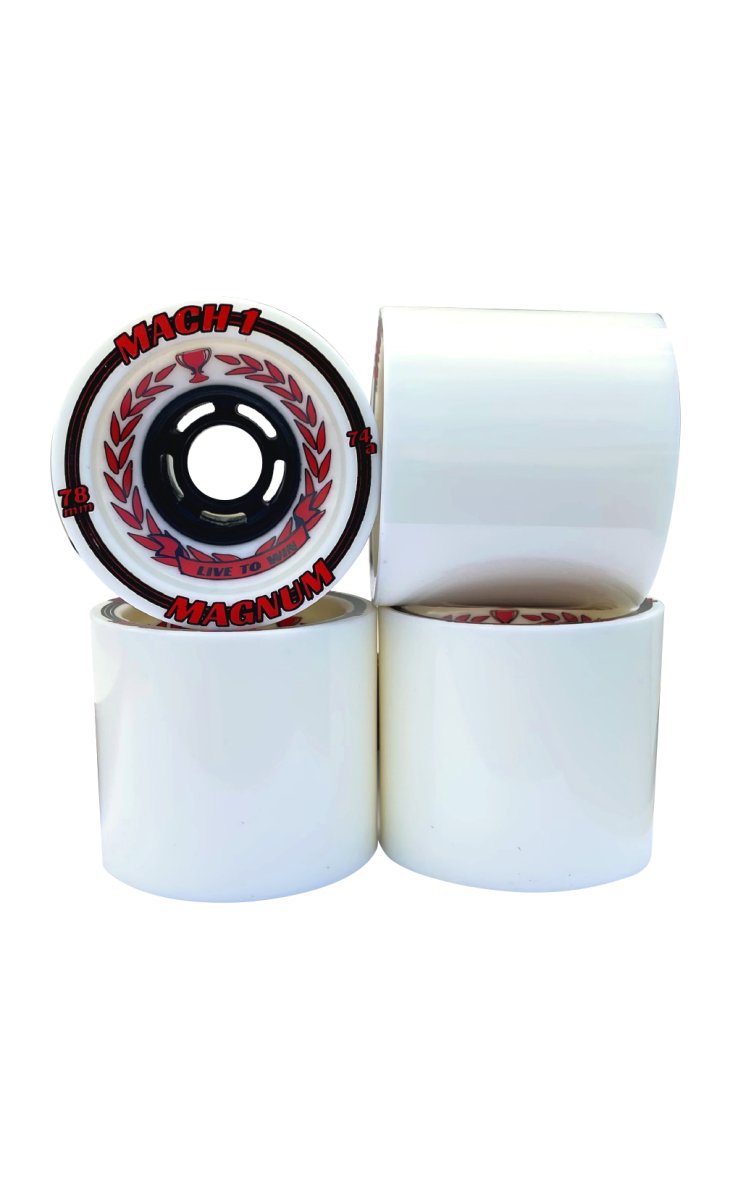 Venom Magnum Magnum 78mm 74a White (Red Leaves) Gallo24 Formula - Skateboard - Wheels