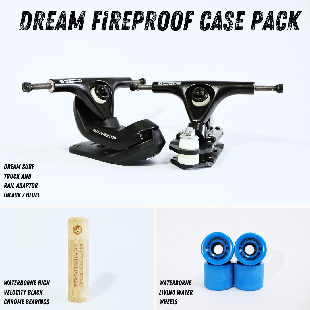 Waterborne Dream Pack in Fireproof Case - Surfskate - Trucks