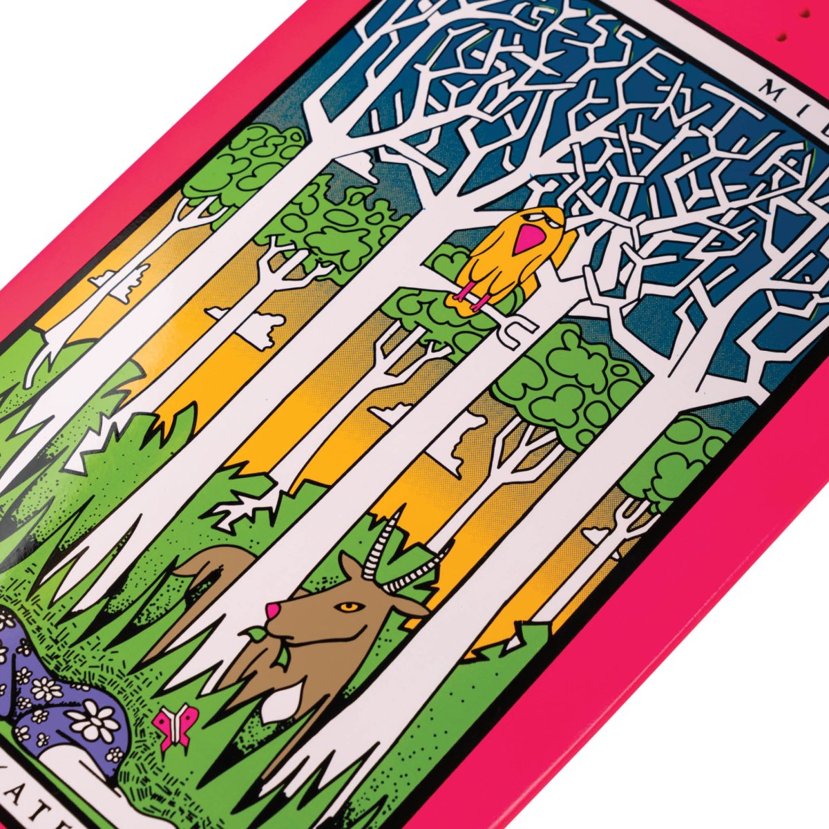 Welcome Love is Essential On Gaia (Pink) Deck 9.6" - Skateboard - Decks