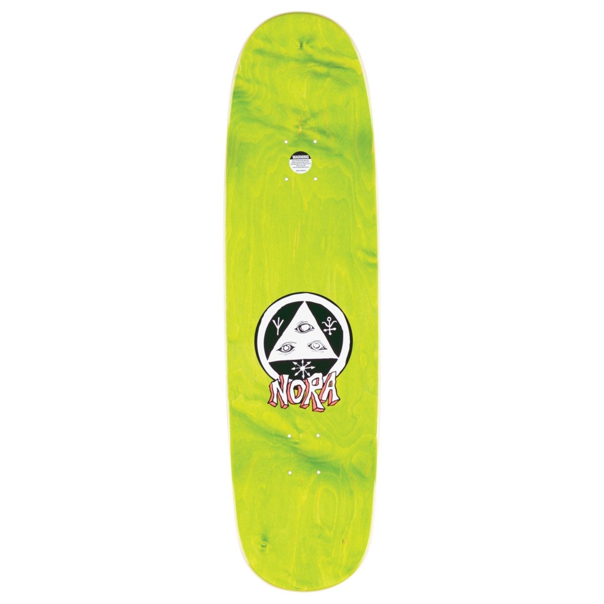 Welcome Nora Teddy on Sphynx 8.8" Teal/Purple Gradient Stain Skateboard Deck - Skateboard - Decks