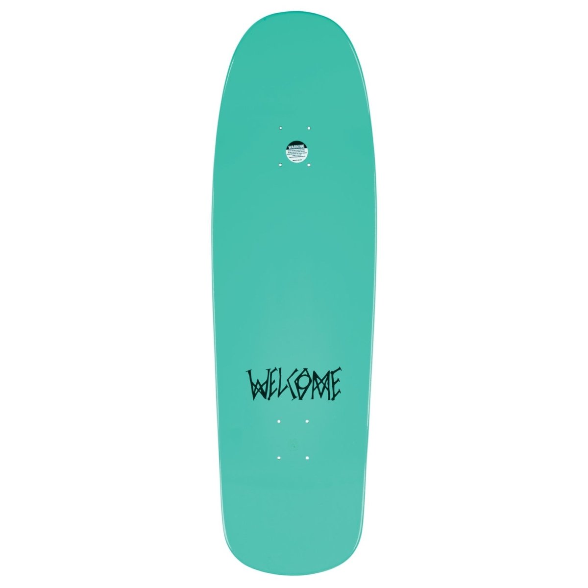 Welcome Sloth on Slappy Slap 9.5" Teal Dip Skateboard Deck - Skateboard - Decks