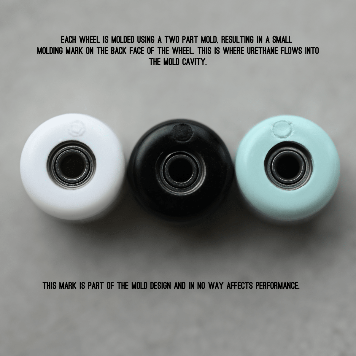 Wheels by DELIDECKS 95a Original White Fingerboard Wheels - Fingerboard - FB Wheels