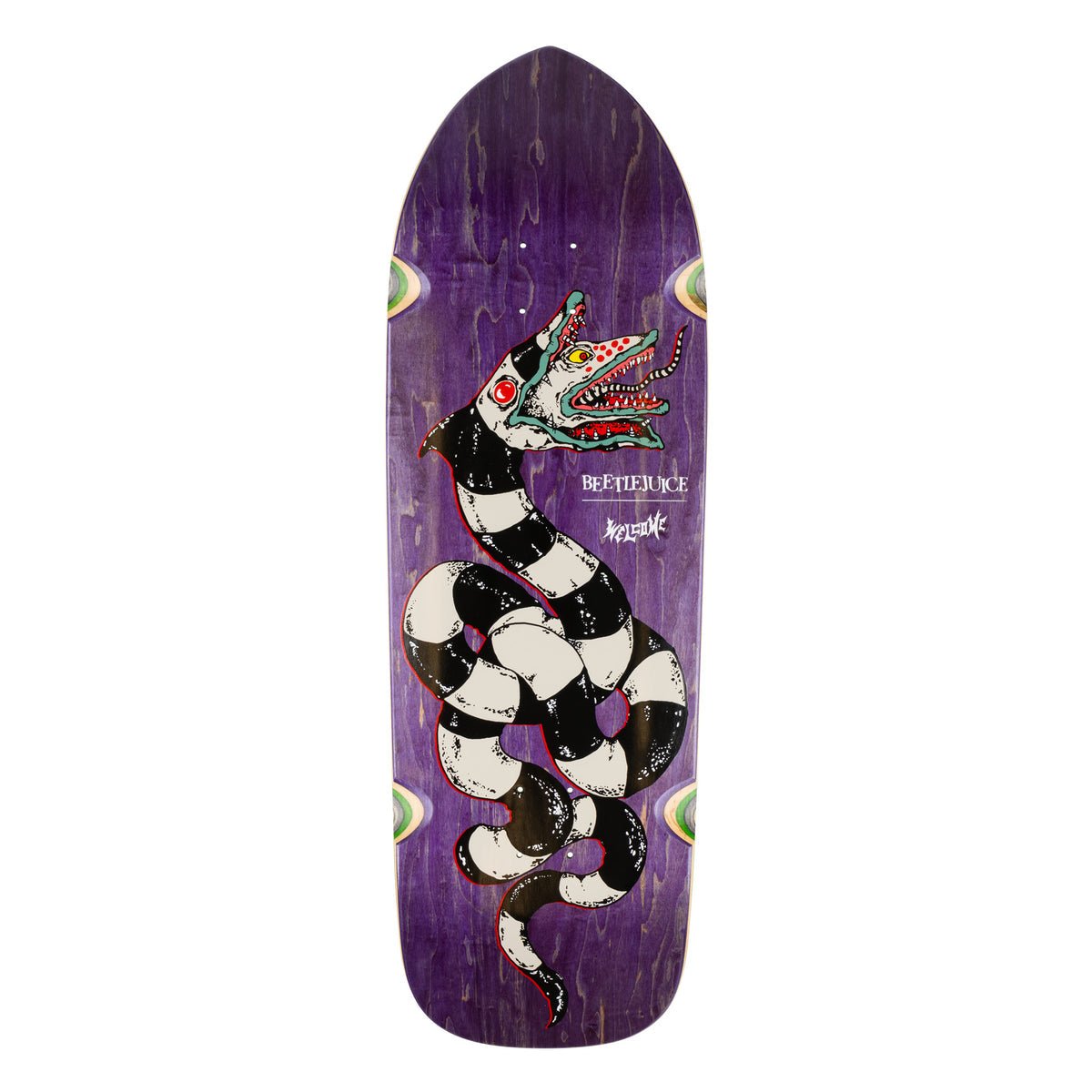 WLCM Sandworm on Magic Bullet 2.0 - Purple 10.5" wb15.5 - Skateboard - Decks