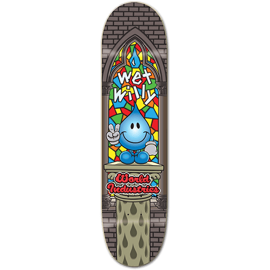 World Industries Wet Willy Stained Glass 8.25" Skateboard Deck - Skateboard - Decks