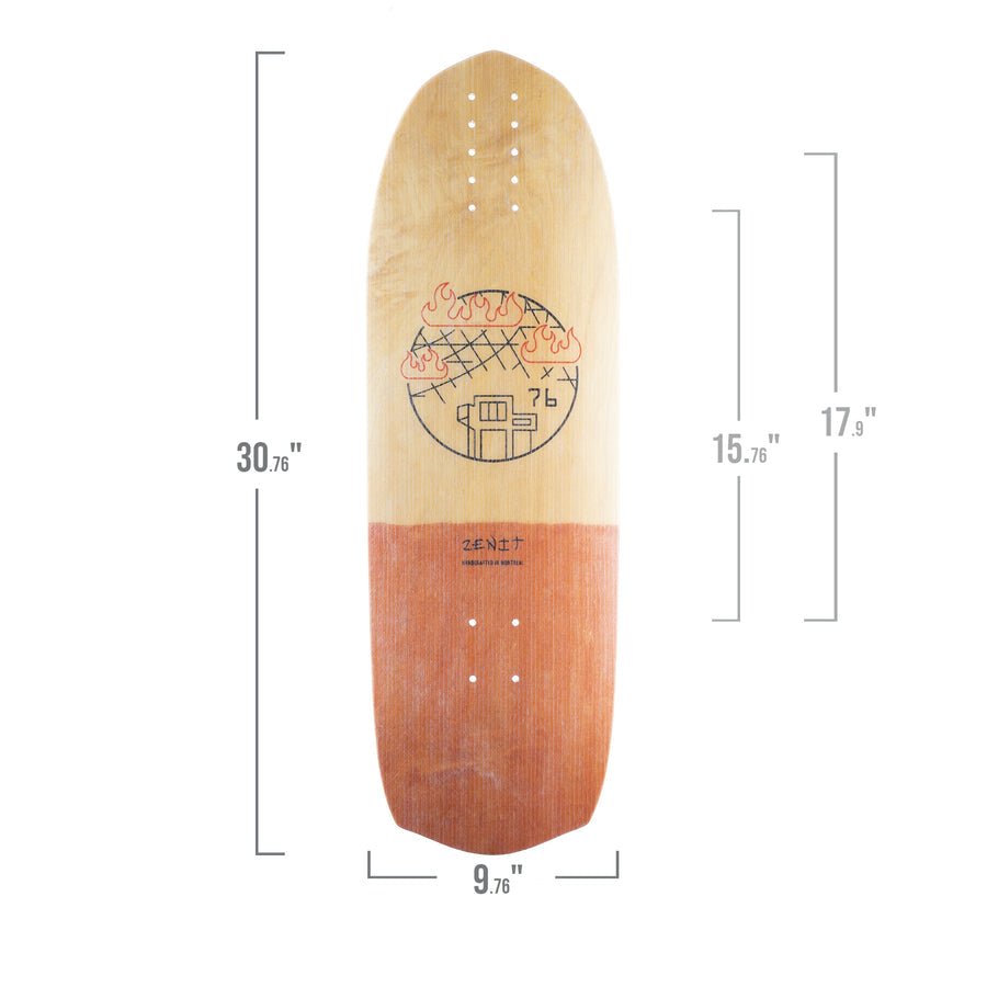 Zenit 76 Surfskate Deck - Skateboard - Decks