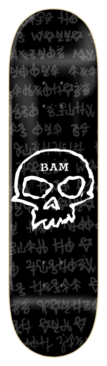 Zero Bam Stigoi Skull 8.25" Skateboard Deck - Skateboard - Decks