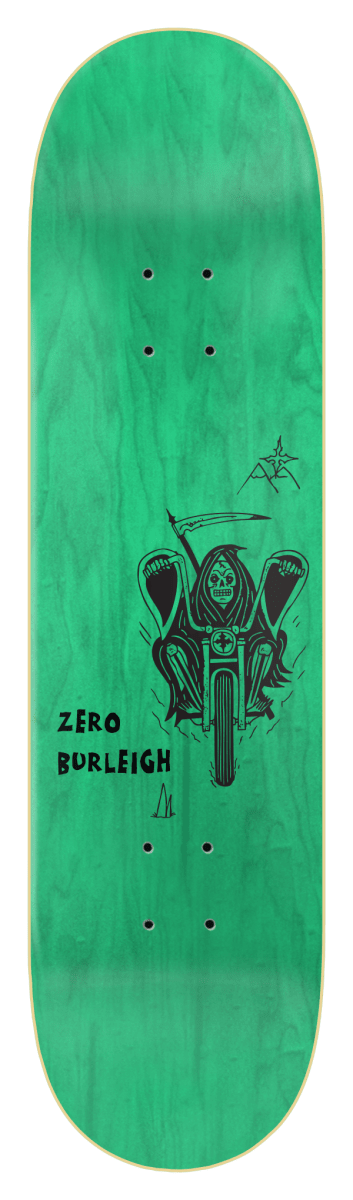 Zero Burleigh Heavy Slime 8.5" Skateboard Deck - Skateboard - Decks