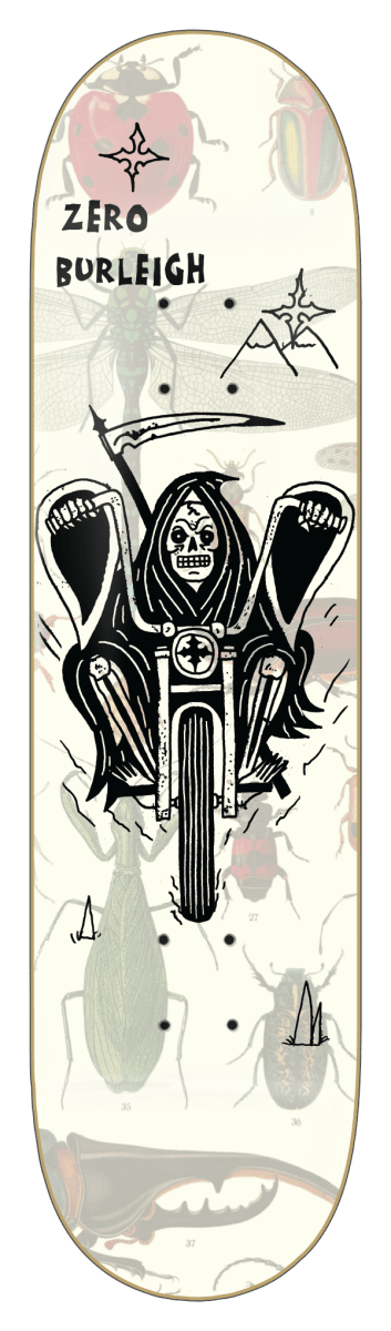 Zero Burleigh Heavy Slime 8.5" Skateboard Deck - Skateboard - Decks