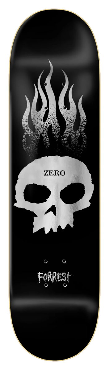 ZERO Flaming Skull Edwards 8.38" Deck - Skateboard - Decks