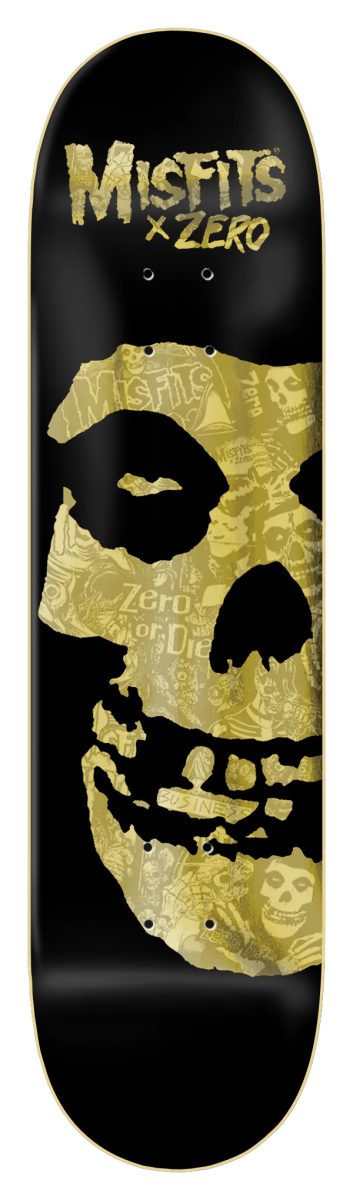 ZERO Misfits Collage Deck 8.25 (Gold) - Skateboard - Decks