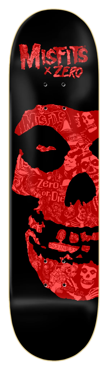 ZERO Misfits Collage Deck 8.5 (Red) - Skateboard - Decks