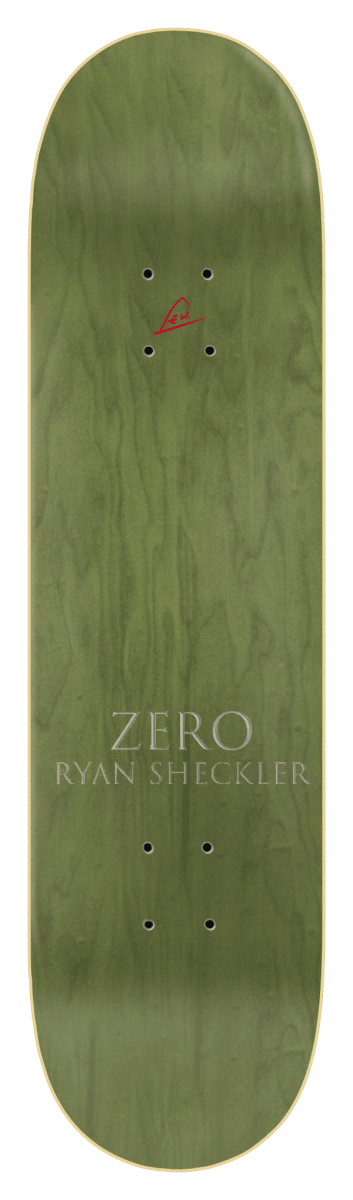 Zero Sheckler Lewandowski III 8.5" Lightpainting Skateboard Deck - Skateboard - Decks