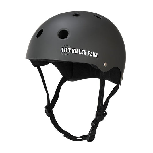 187 Pro Skate Sweatsaver Helmet - MD - Charcoal Matte - Gear - Helmets