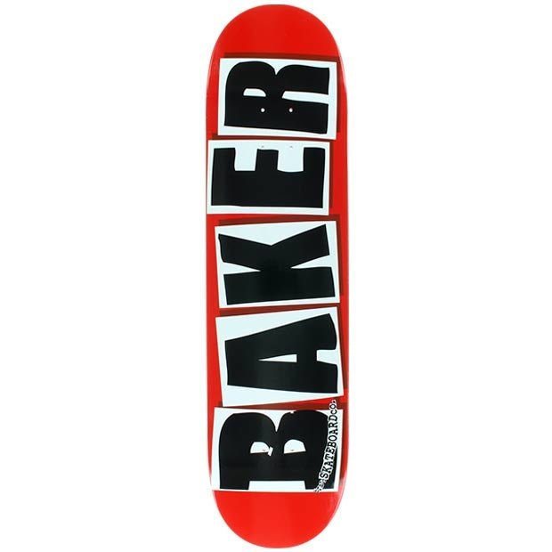 BAKER BRAND LOGO DECK-7.88” (RED/BLACK)