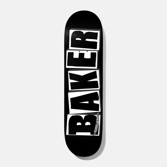 BAKER BRAND LOGO DECK-8.25” (BLACK/WHITE)