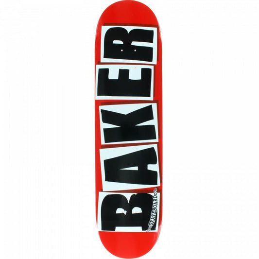BAKER BRAND LOGO DECK-8.75” (RED/BLACK)