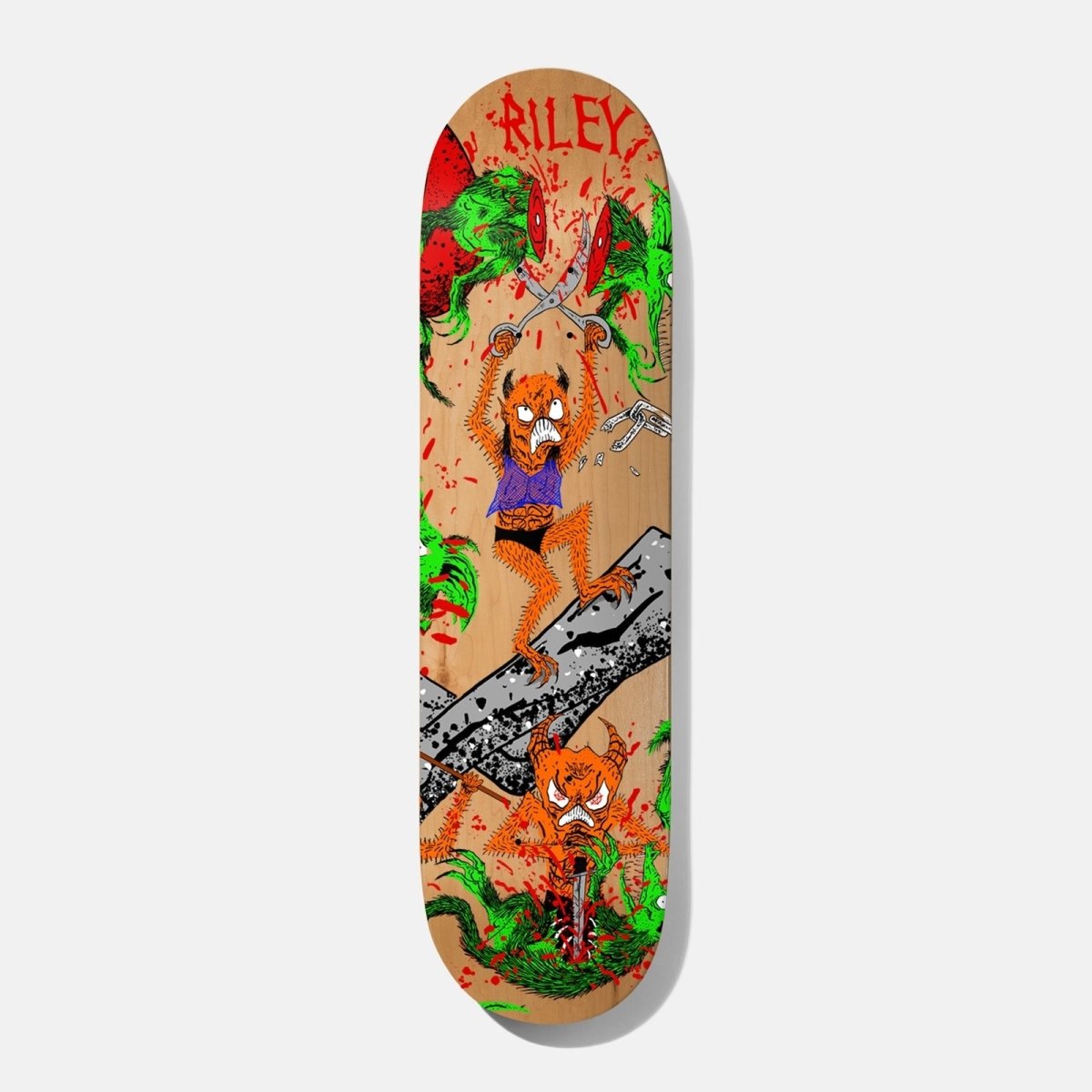 Baker Neckface Toxic Rats Hawk Deck 8.125"