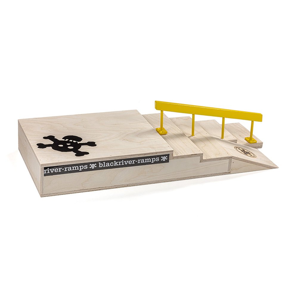 +blackriver-ramps+ Stairset NEW square yellow - Fingerboard - FB Ramps
