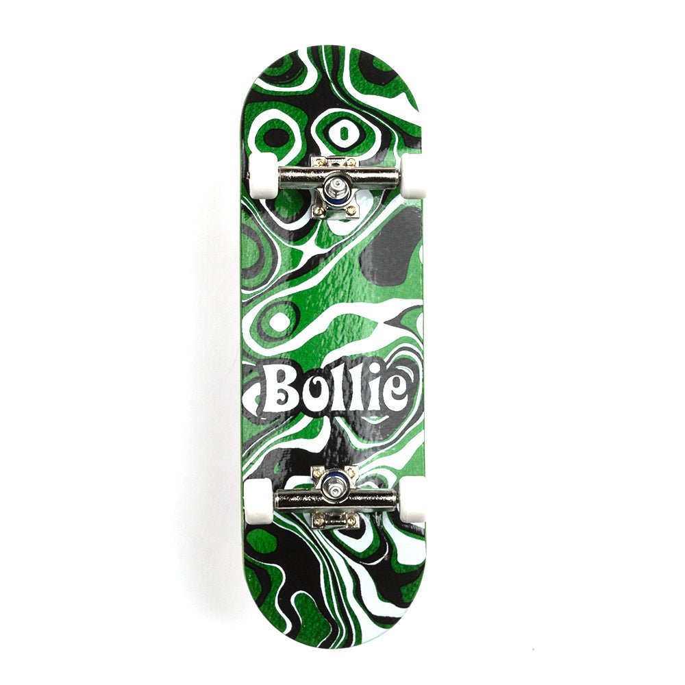 Bollie Fingerboard "Psychedelic" Green Complete