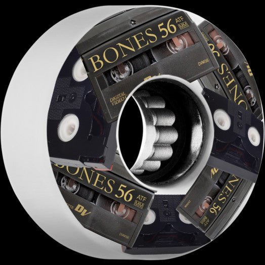 Bones ATF 80a Filmers Mini DV'S 56mm (White/Black)