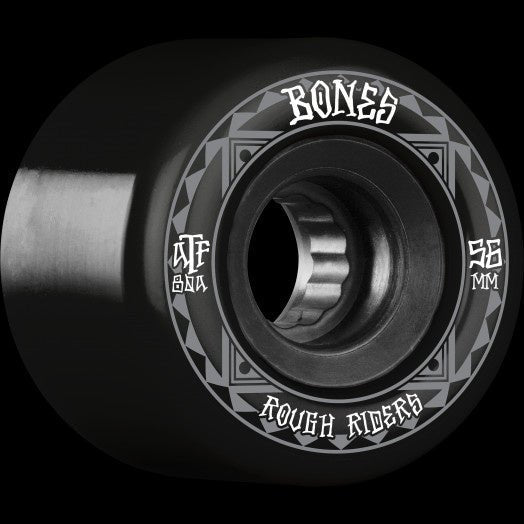 Bones ATF 80a Rough Rider Runners 56mm (Black/Black)