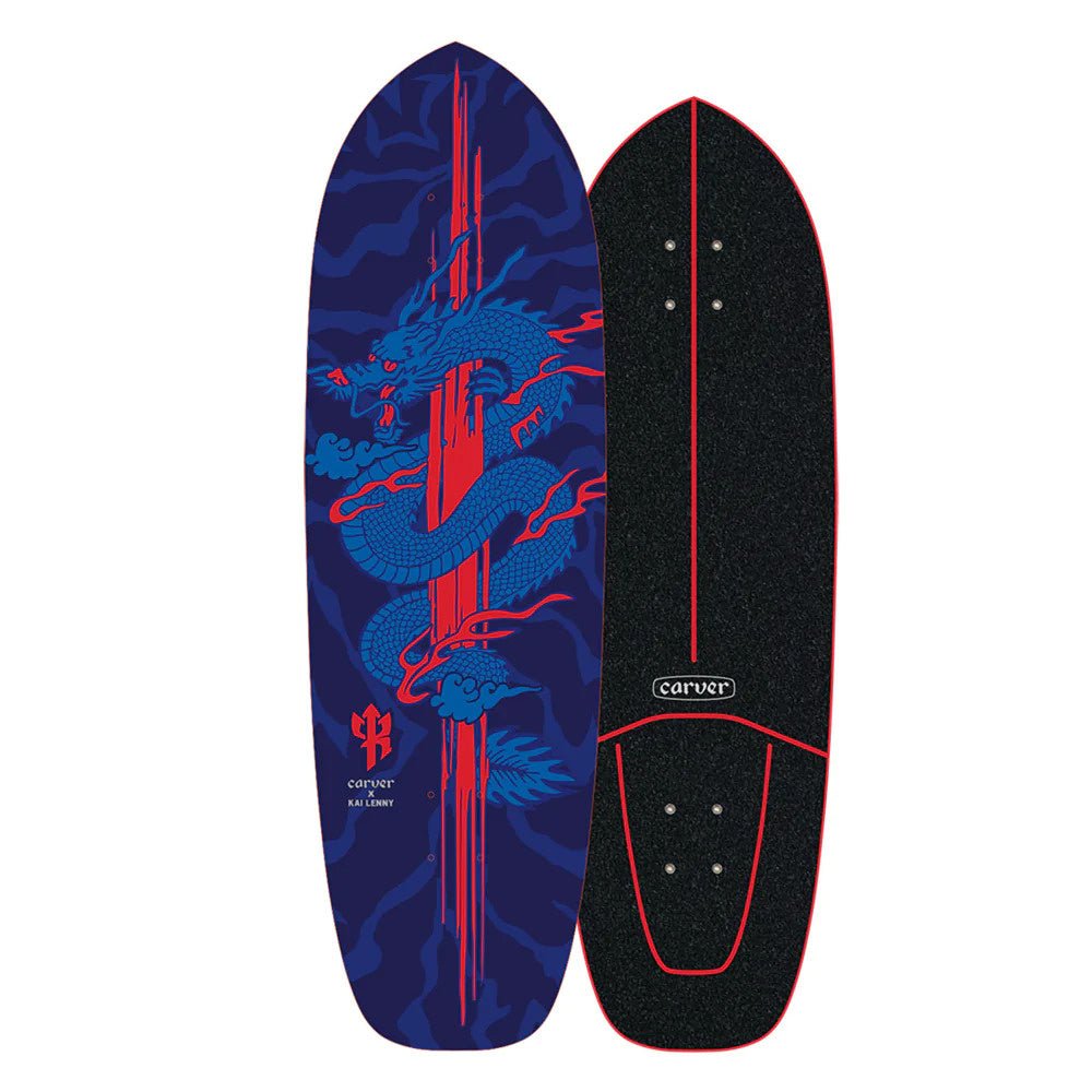 Carver Kai Lenny Dragon 34 wb18 Surfskate Deck - Surfskate - Decks