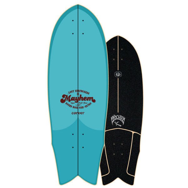 Carver LOST RNF Retro 29.5 wb16.5 Surfskate Deck - Surfskate - Decks
