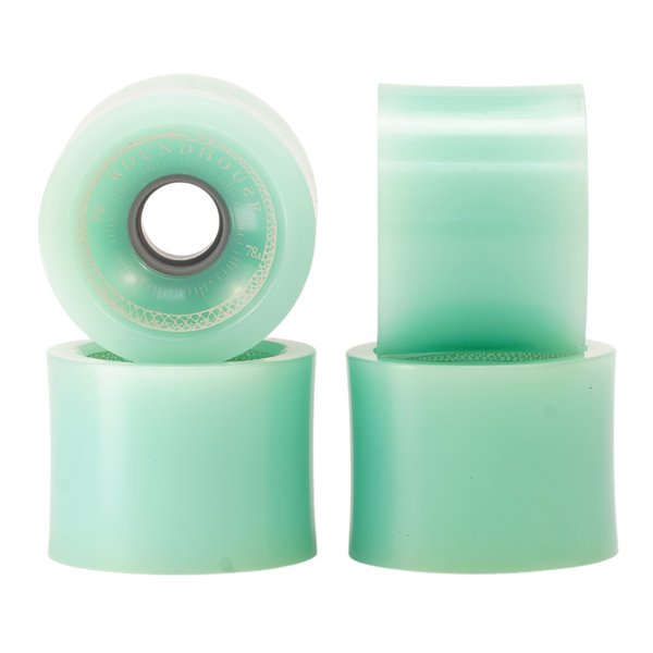 Carver Roundhouse 69mm 78a Glass Green Concave Wheels - Skateboard - Wheels