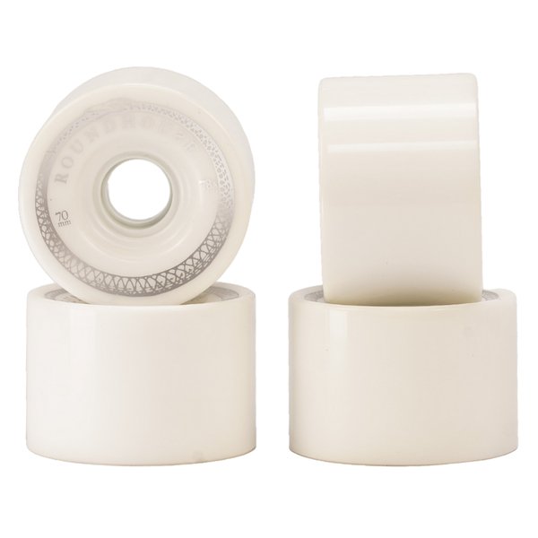 Carver Roundhouse 70mm 78a Shell White Mag Wheels - Skateboard - Wheels