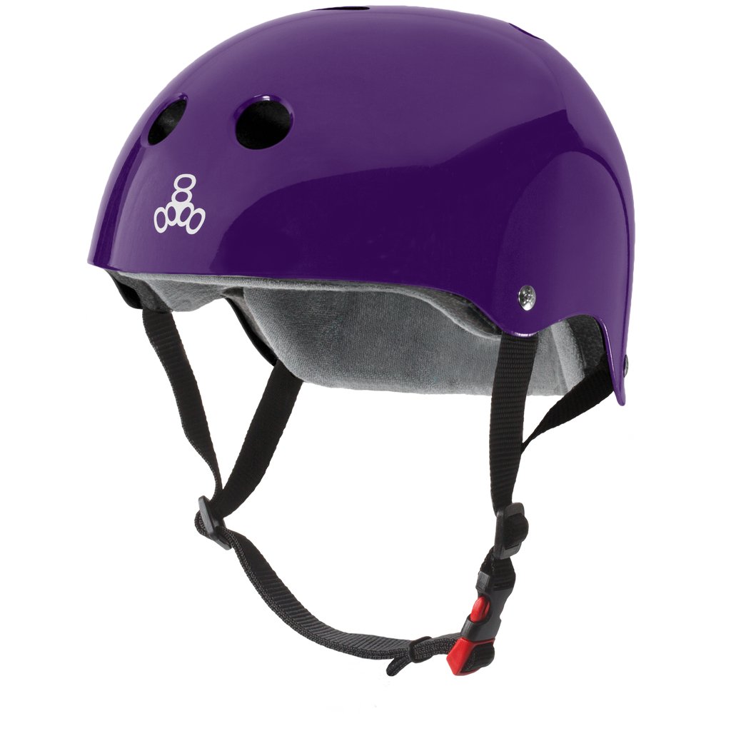 Cert Sweatsaver Helmet - Purple Glossy - L/XL - Gear - Helmets