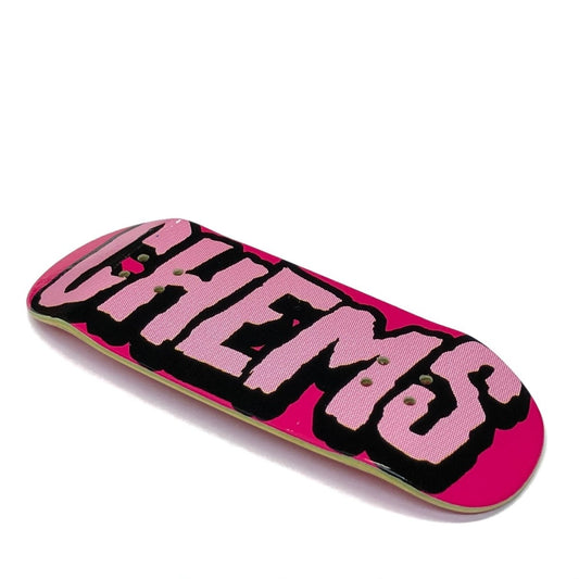 Chems Pink "Font" Mid Pro POP 34mm Deck - Fingerboard - FB Decks