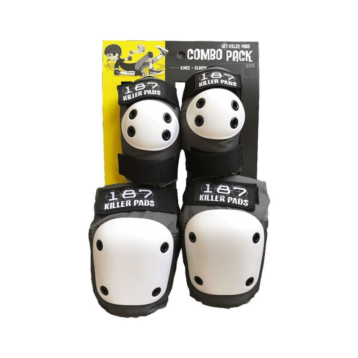 Combo Pack - Grey Black White - S/M - Gear - Pads