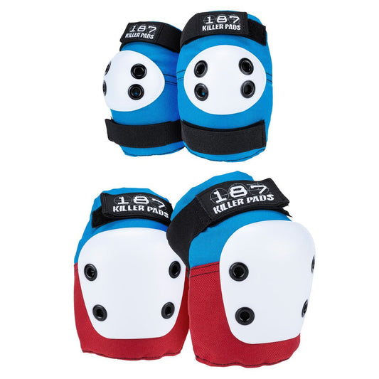 Combo Pack - Red White Blue - L/XL - Gear - Pads