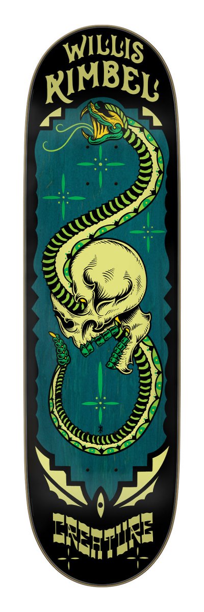 CR Kimbel Take Warning Pro 8.8" Deck - Skateboard - Decks