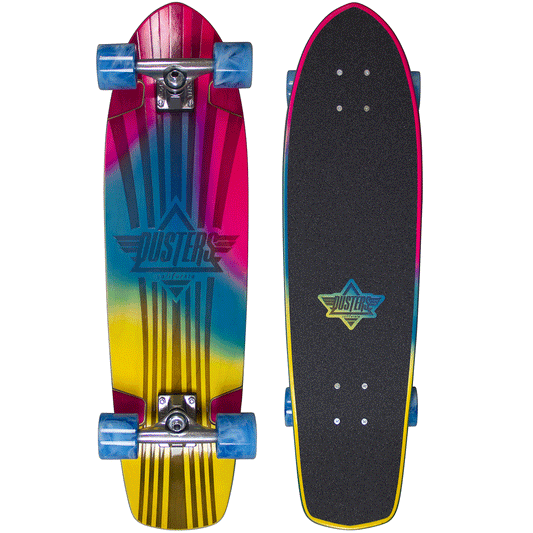 Dusters Keen Retro Fades Cruiser 31" (Blue/Pink) - Cruiser - Completes