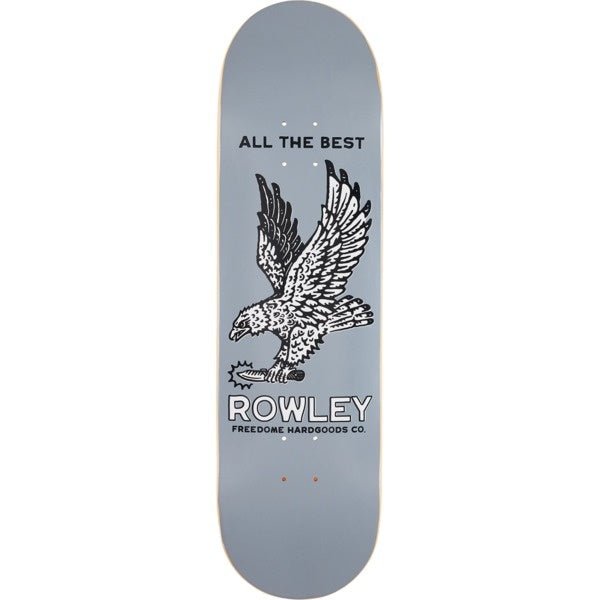 Free Dome Rowley Eagle Deck 8.87" (Silver) - Skateboard - Decks