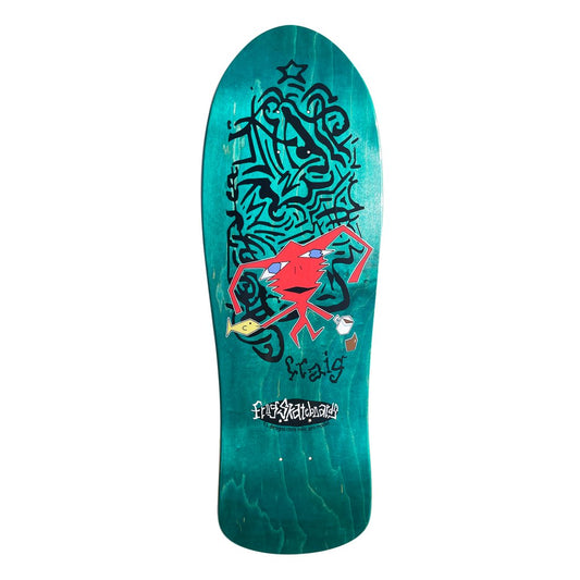 Frog Delusional Craig Milic 10" deck (various stains) - Skateboard - Decks