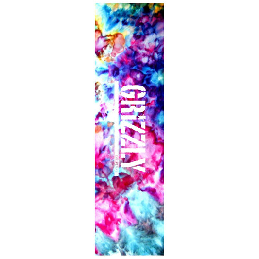 Grizzly Tie Dye Stamp PR1 Grip Sheet - Skateboard - Griptape