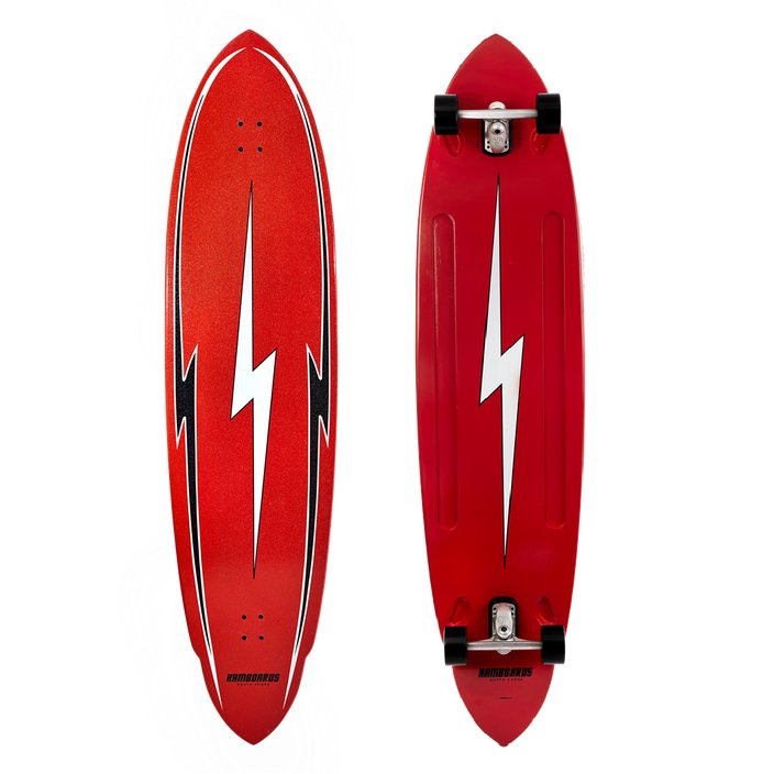 Hamboard Pinger North Shore Red 67" - Surfskate - Completes