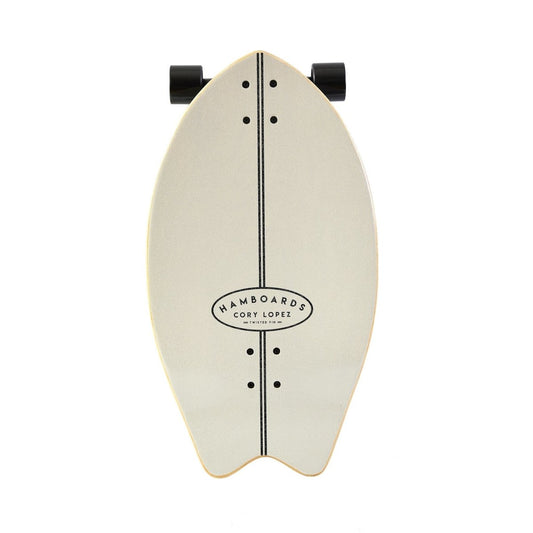 Hamboard Twisted Fin - Surfskate - Cory Lopez - 26" - Natural - Surfskate - Completes
