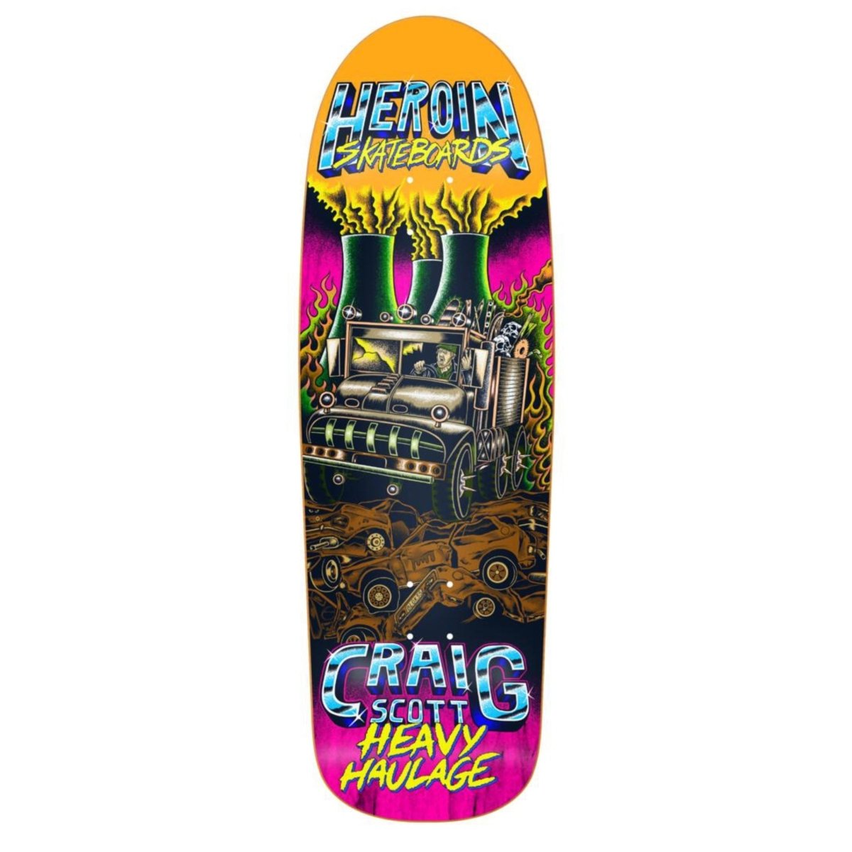 Heroin CQ Heavy Haulage Deck 9.5" - Skateboard - Decks