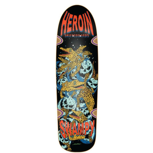 Heroin Swampy Gators DD Deck 9.125" - Skateboard - Decks